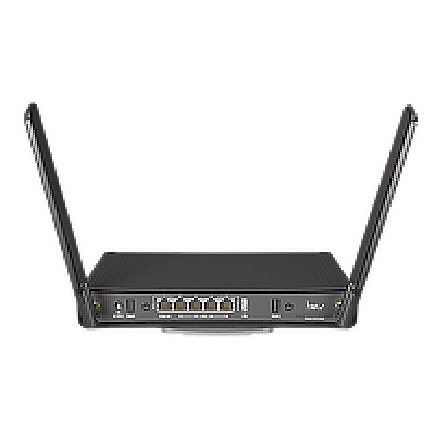 MikroTik RouterBOARD MikroTik hAP ac3, Dual Band Wireless Router, 2.4GHz Dual + 5GHz, Bridge/Station/WDS, 802.11b/g/n/ac, 5Gbit LAN, USB port for 3G/4