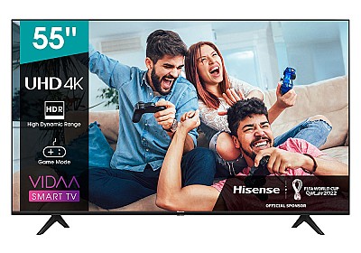 Image 55" LED TV Hisense H55A7100F, Black (3840x2160 UHD, SMART TV, PCI 1600Hz, DVBT/T2/C/S2)