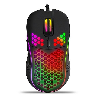 Image Mouse Esperanza ANTEROS MX305, Gaming mouse, 2400dpi, optical sensor, RGB LED, USB-C braided cable