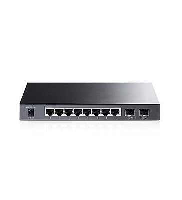 Image 8-Port Gigabit Desktop PoE Smart Switch, 8 Gigabit RJ45 ports including 2 SFP ports, 802.3af, 53W PoE power supply, Tag-based VLAN, STP/RSTP/MSTP,