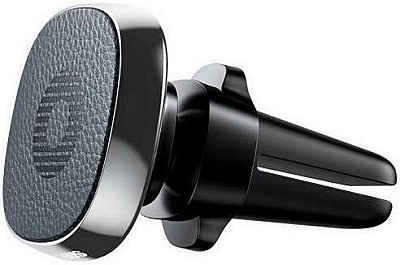 Image Suport magnetic Baseus Privity Pro p/u telefon, ventilatie, leather, Black  SUMQ-PR01