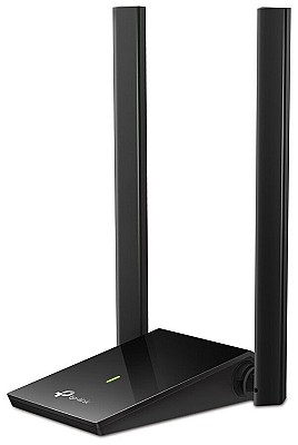 TP-LINK Archer T4U Plus AC1300 High Gain Dual Band Wi-Fi USB Adapter,SPEED: 867 Mbps at 5 GHz + 400 Mbps at 2.4 GHz,SPEC: 2× High Gain External Antenn