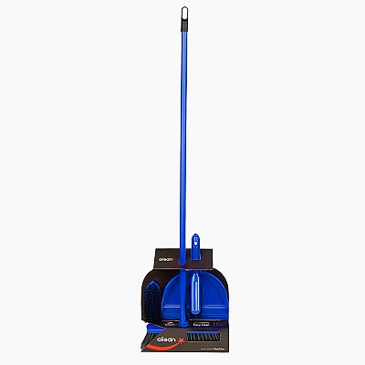 Image Set Premium Ambalat: Coada Metalica 110 cm Matura Peri Scurti Faras cu Perie Perie Frecat Diverse Culori