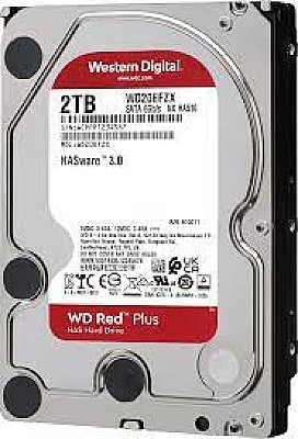 Image 3.5" HDD 2.0TB Western Digital Red Plus, NAS, 5400rpm, 128MB, SATAIII WD20EFRX
