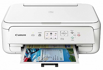 Image MFD Canon PIXMA TS5151 White, Color Print/Scan/Copier/ Wi-Fi+Cloud Link, Bluetooth, A4, Print 4800x1200dpi, Scan 1200x2400dpi, 64-300г/м2,Paper Input: