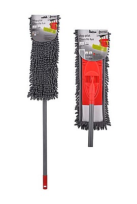 Teu cu mop plat LUX Zorex Pro, refil 40x10 cm