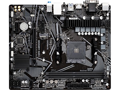 MB GIGABYTE B550M S2H, Socket AM4, AMD A550, Dual 2xDDR4-5100, APU AMD graphics, VGA, DVI, HDMI, 1xPCIe 4.0 X16, 4xSATA3, RAID, 1xNVMe PCIe 4.0/3.0 M.
