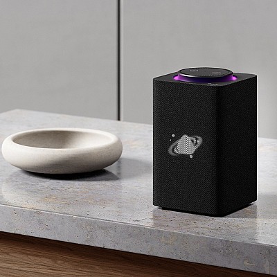 Image Yandex Station Max with ZigBee Black, YNDX-00052K, 65W, Bluetooth, WI-Fi, Zigbee, RJ-45, in/out audio, Hdmi, IR-Remote