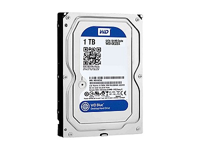 3.5" HDD 1.0TB  Western Digital Blue, 7200rpm, 64MB, SATAIII WD10EZEX