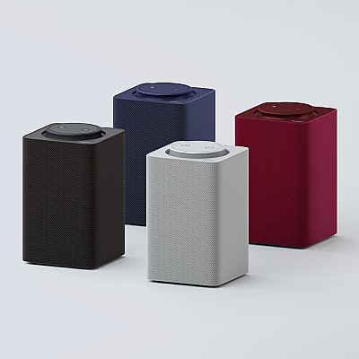 Image Yandex Station Max with ZigBee Blue, YNDX-00052B, 65W, Bluetooth, WI-Fi, Zigbee, RJ-45, in/out audio, Hdmi, IR-Remote