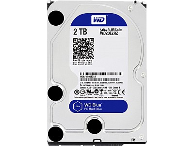 3.5" HDD 2.0TB  Western Digital Blue, 5400rpm, 64MB, SATAIII WD20EZRZ