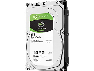 3.5" HDD 3.0TB  Seagate BarraCuda Compute, 7200rpm, 64MB, SATAIII ST3000DM007