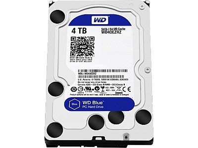 3.5" HDD 4.0TB  Western Digital Blue, 5400rpm, 64MB, SATAIII WD40EZRZ