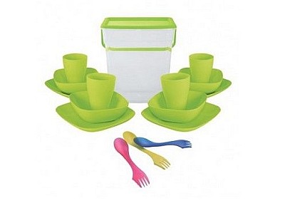 169042 Set vesela din plastic Aleana 24x17,5x24,5 cm