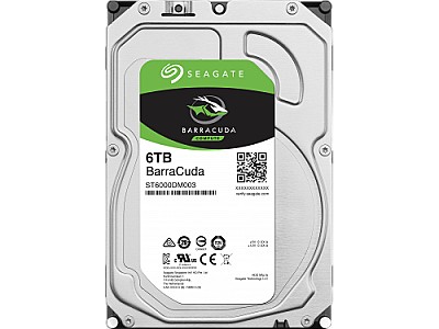 3.5" HDD 6.0TB  Seagate BarraCuda Compute, 7200rpm, 64MB, SATAIII ST6000DM003