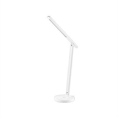 Lampa de birou WiFi Tellur Smart, 12W lumina alba,calda Qi 10W USB 10W reglabila alb, TLL331371