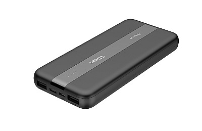 10000mAh Powerbank - Tellur PBC103  2xUSB+Type-C+MicroUSB, negru TLL158301
