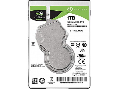 2.5" HDD 1.0TB Seagate Barracuda 7200rpm, 128MB, 7mm, SATAIII, ST1000LM049