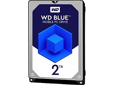 2.5" HDD 2.0TB  Western Digiltal Blue 5400rpm, 128MB, 7mm, SATAIII WD20SPZX