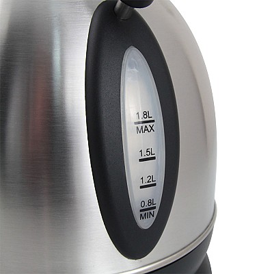 Image Kettle Esperanza DANUBE EKK032X, inox, 2200W,  1.8 l, Auto shut-off after boiling, Boil dry safety cut-off, Concealed heating element, Powercord lengt