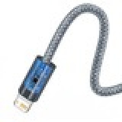 Cable USB - Lightning, Braided, 2.4A, 1m, Baseus Dynamic Gray  CALD000416