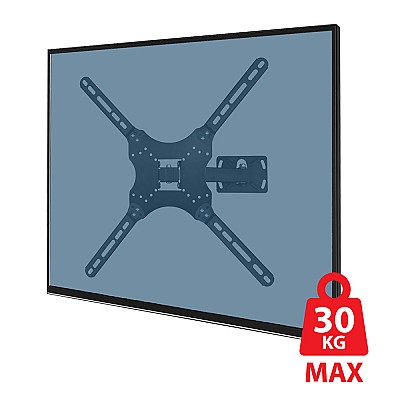 Image Esperanza TV-Wall Mount 007 ERW007 for 26-70", Max load 30kg, Vesa 75x75-400x400mm, Distance of TV from wall: 110-465mm, Tilt adjustment up to 15°, Ho