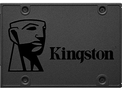 2.5" SSD 480GB  Kingston A400, SATAIII, Read:500 MB/s, Write:450 MB/s, 7mm, Controller 2 Channel, NAND TLC