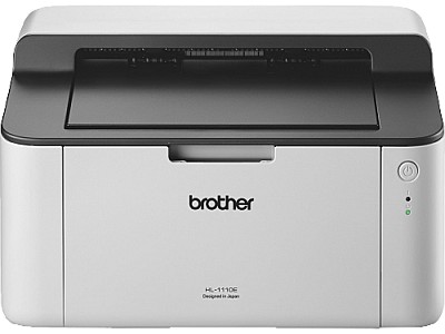 Image Imprimanta laser mono A4 Brother HL1110E, viteza printare: 20 ppm, rezolutie 600x600 dpi (2400x600 dpi cu Control rezoluţie), memorie 1 MB, fpo 23 se