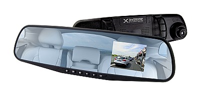 Car Video Recorder EXTREME IMAGER XDR106, with Rear Camera, Wide mirror, Resolution of recorded movies: Front camera: 1080p, 720p, Rear camera: 720p ,