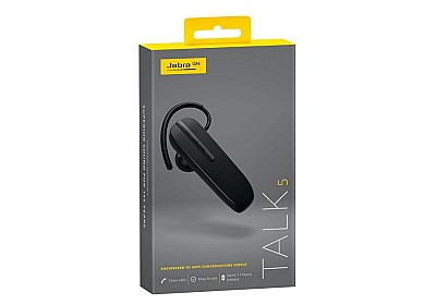 Image Jabra Bluetooth Headset TALK 5, Talk time up to 11 hours, Charging time aprox 2 hours, Standby up to 10 days, 9,7gr