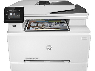 Image HP Color LaserJet Pro MFP M281fdn Print/Copy/Scan/Fax, Up to 21ppm, Duplex, 256MB RAM, 600x600 dpi, Up to 40000 p., 50-sheet  ADF, 6.85cm touch, PCL 5