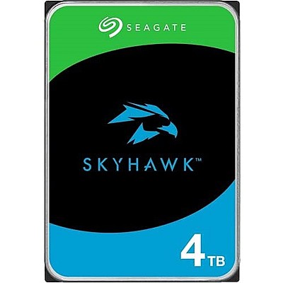 Image 3.5" HDD 4.0TB Seagate SkyHawk Surveillance, 5400rpm, 256MB, CMR Drive, 24x7, SATAIII ST4000VX016