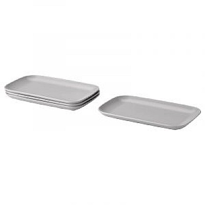 Image Farfurie ceramica rectangulara 30x18cm multicolor