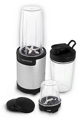 Table Blender Esperanza NUTRI BOMB EKM030, 900W, 9 in 1, 1 * Main unit, 1 * 800 ml blending jar, 1 * 500 ml blending jar, 1 * 350 ml grading jar, 1 *