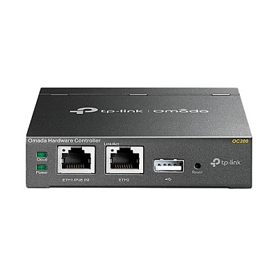 Image Controller Tp-link wireless cloud controler, 2 x 10/100 LAN ports, 1 xUSB 2.0, 1 x Mirco-USB, PoE 802.3af or Micro-USB Power Adapter "OC200"