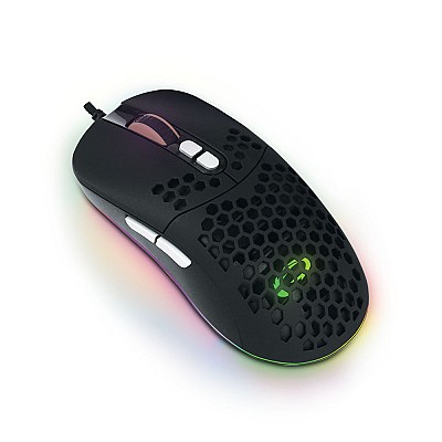 Image Mouse Esperanza HYDRUS EGM702, Gaming mouse, 7200dpi, optical sensor, 7D RGB, Teflon, 7 buttons, USB braided cable