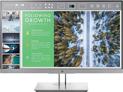 23,8"  HP  EliteDisplay E243  IPS (5ms, 10M:1, 250cd, 1920x1080, VGA, HDMI, DisplayPort, Height Adjustment, Pivot, 2xUSB 3.0)