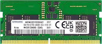 8GB DDR5-4800 SODIMM Samsung PC5-38400, CL40, 1.1V, Bulk, M425R1GB4BB0-CQK