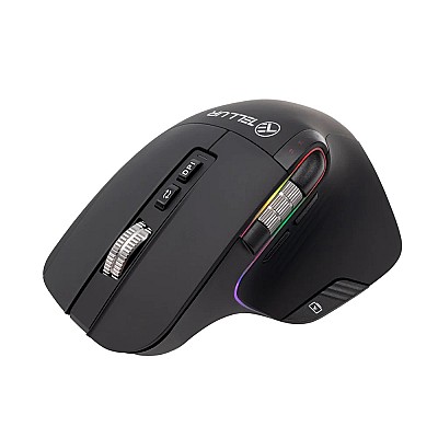 Mouse fara fir Tellur Shade,Bluetooth, connect up to 4 devices simultaneously, RGB light, 3200 DPI, Negru