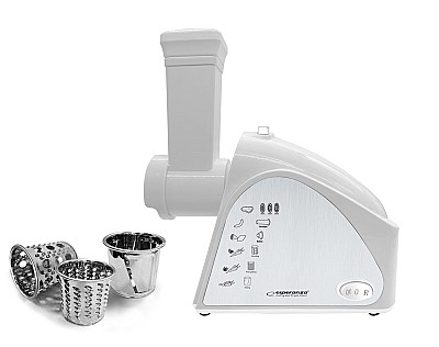 Image Meat Grinder Esperanza RISSOLE  EKM034, with graters, 2200W, Stainless steel knife, Metal spiral drive, 3 discs 3, 5, 7 mm,,Forward and reverse functi