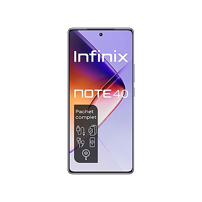 Image Telefon INFINIX NOTE 40 Obsidian Black 4G/8GB/256GB/32MP/108MP