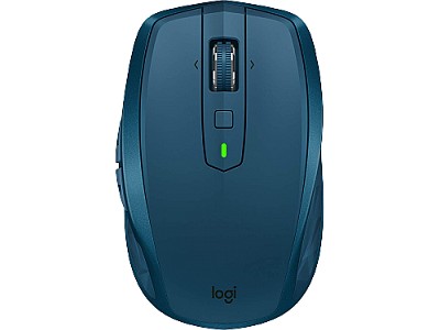 Image Logitech Wireless Mouse MX Anywhere 2S Midnight Teal, up to 3 devices, 2.4, GHz and Bluetooth, Retail