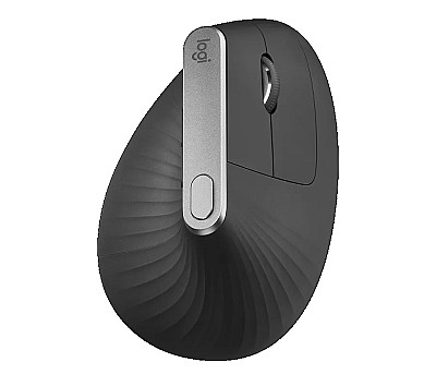 Image Logitech Wireless Mouse MX Vertical Advanced Ergonomic Graphite,  2.4, GHz and Bluetooth, 4 Customizable buttons, Precision wheel, Rechargeable Li-Po