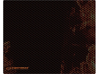Image Mouse Pad Esperanza EGP102R FLAME M, Gaming mouse pad, 300x240x3 mm, Rubber bottom
