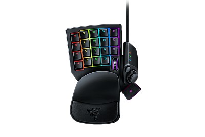 Image Keypad RAZER Tartarus V2 - Ergonomic Mecha-Membrane Gaming Keypad - 32 Fully Programmable Keys - 8-Way Thumbpad & Scroll Wheel w/Detachable Palm Rest,