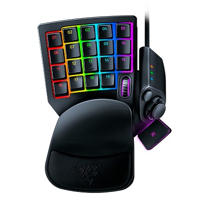 Image Keypad RAZER Tartarus Pro - Ergonomic Analog Optical Gaming Keypad, Dual-Function Keys, 32  Programmable Keys,  8-Way Thumbpad & Scroll Wheel w/Detach