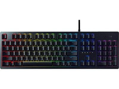 Image Keyboard RAZER Huntsman - Russian Layout / Opto-Mechanical Gaming Keyboard, 45 G actuation force, 100 million keystroke lifespan, Chroma backlighting