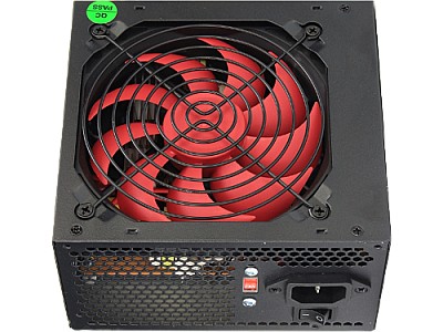 Image PSU HPC ATX-550W, 12cm fan, 24pin, 2xMolex, 3xSATA, 1x8pin(4+4), 1x6pin,  Black Cover, 1.2m Power Cable