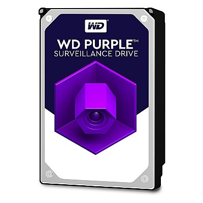 3.5" HDD 1.0TB Western Digital  Purple, 5400rpm,64MB, SATAIII (for video)  WD11PURZ