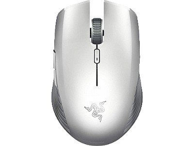 Image Mouse RAZER Atheris Mercury / Wireless Mobile Ambidextrous Gaming Mouse, 7200dpi, 5 programmable buttons, Optical sensor, Dual 2.4GHz Wireless / Bluet